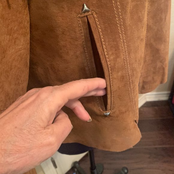 Cripple Creek Suede Fringe Ladies Jacket size XXL - Picture 9 of 10